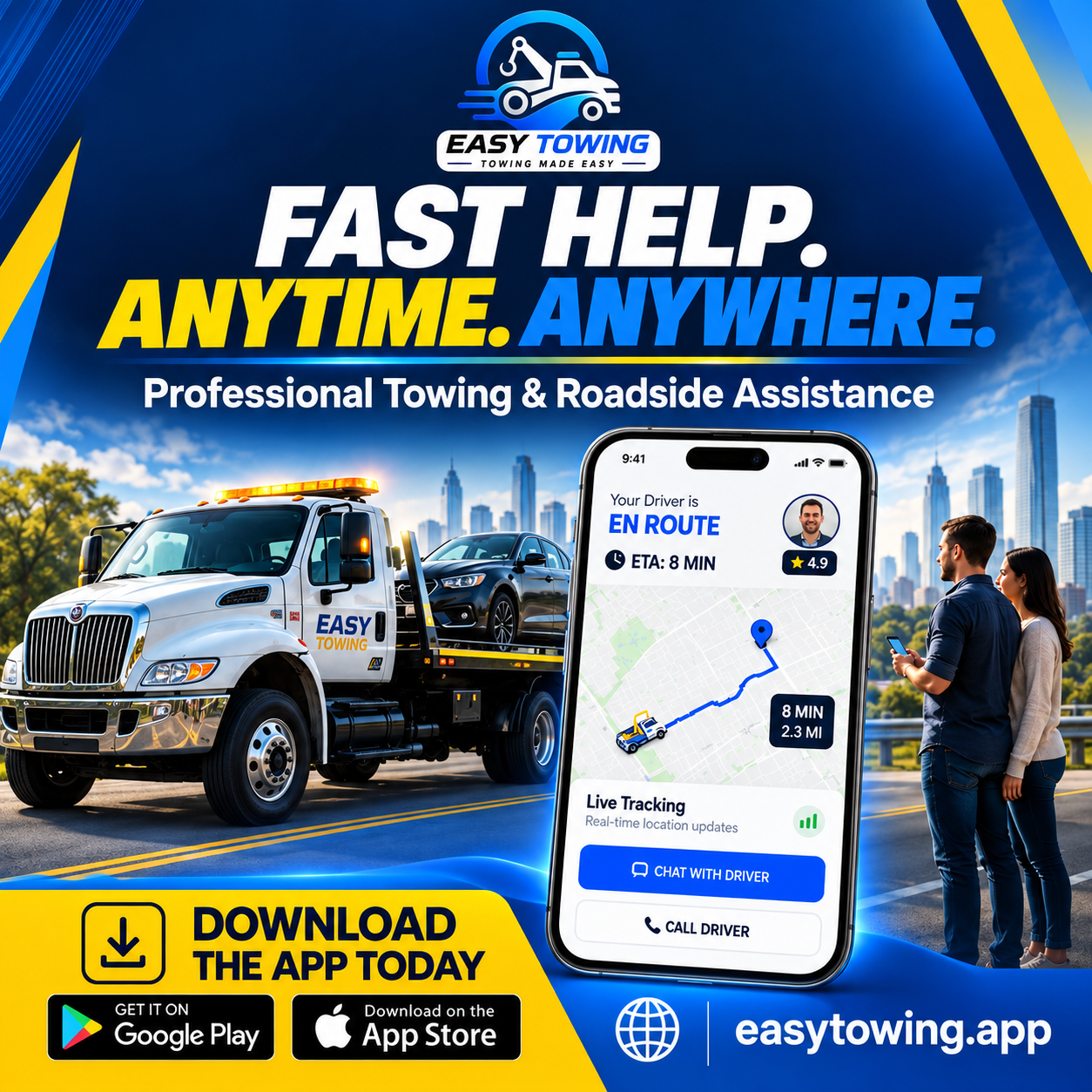 Easy Towing app